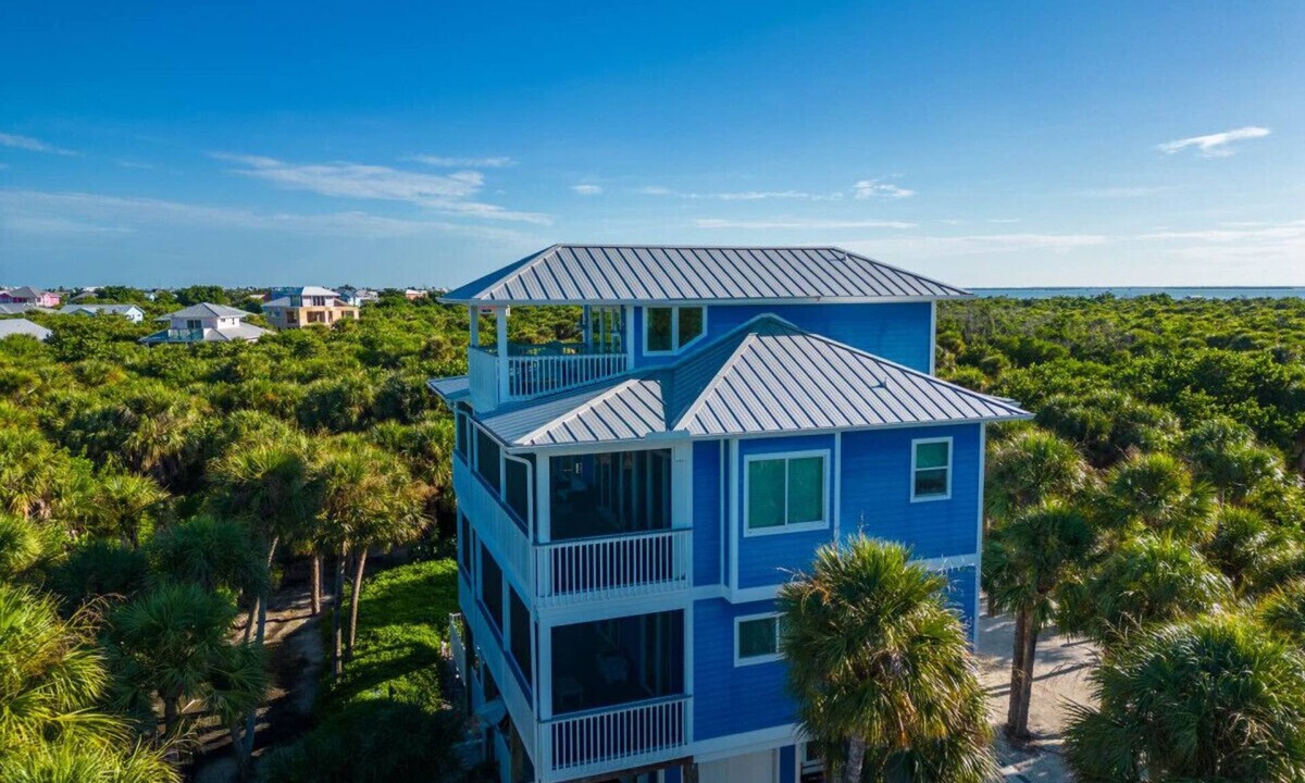 North Captiva House | 4BR North Captiva Home with Heated Pool and Golf Cart