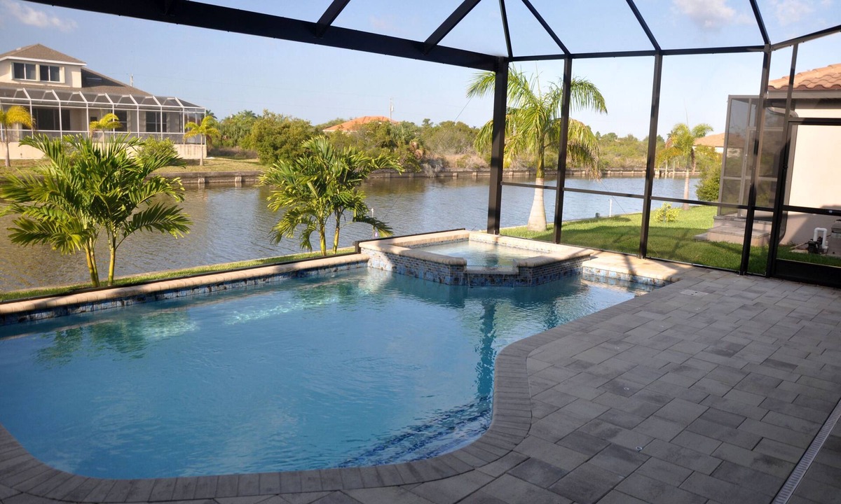 South Gulf Cove House | Azure Chateau-Waterfront, Southern Exposure Heated Pool/Spa-South Gulf Cove