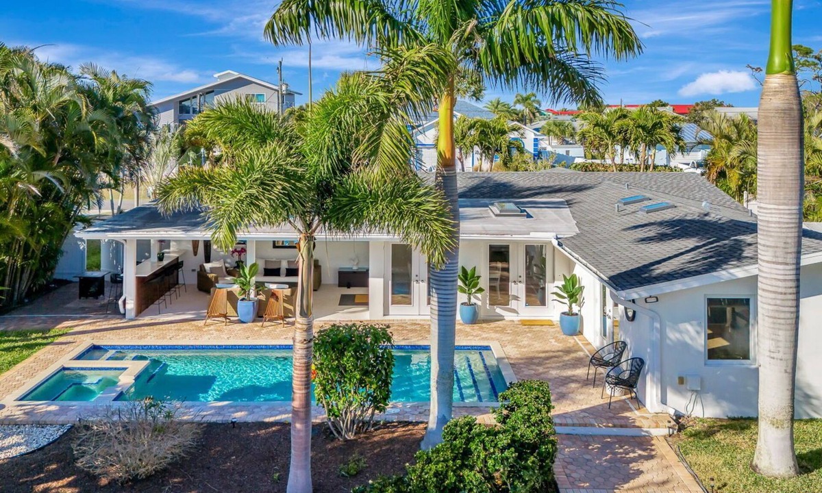 Bay Harbor Estates House | Canal-Front 3BR – Pool, Hot Tub & Boat Access