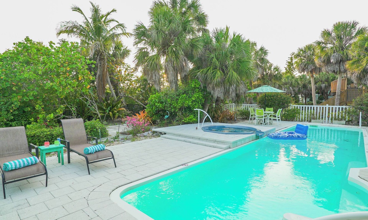 Palm Island House | Casa Azul: Exclusive Palm Island Home with Pool, Hot Tub, Dock, & 7-Mile Beach
