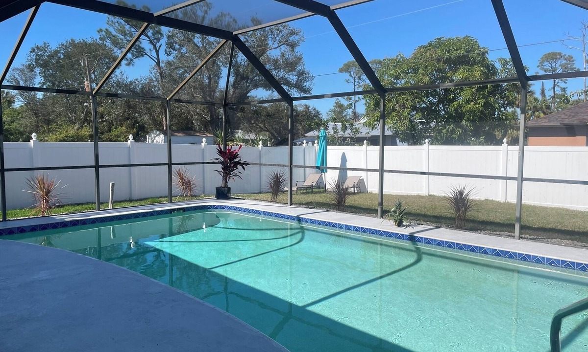Port Charlotte House | Charming 3BR/2Bath house + Private Heated Poolside Oasis in Port Charlotte