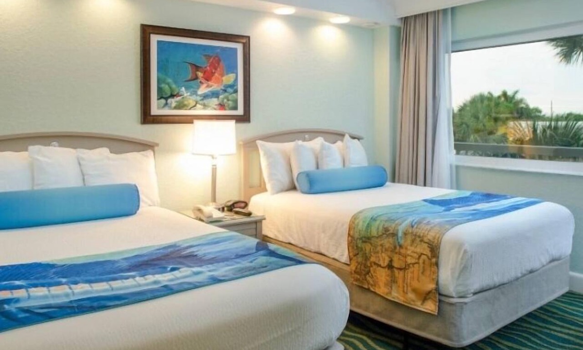 St. Pete Beach Hotel | Deluxe 2 Double Beds at RumFish Beach Resort