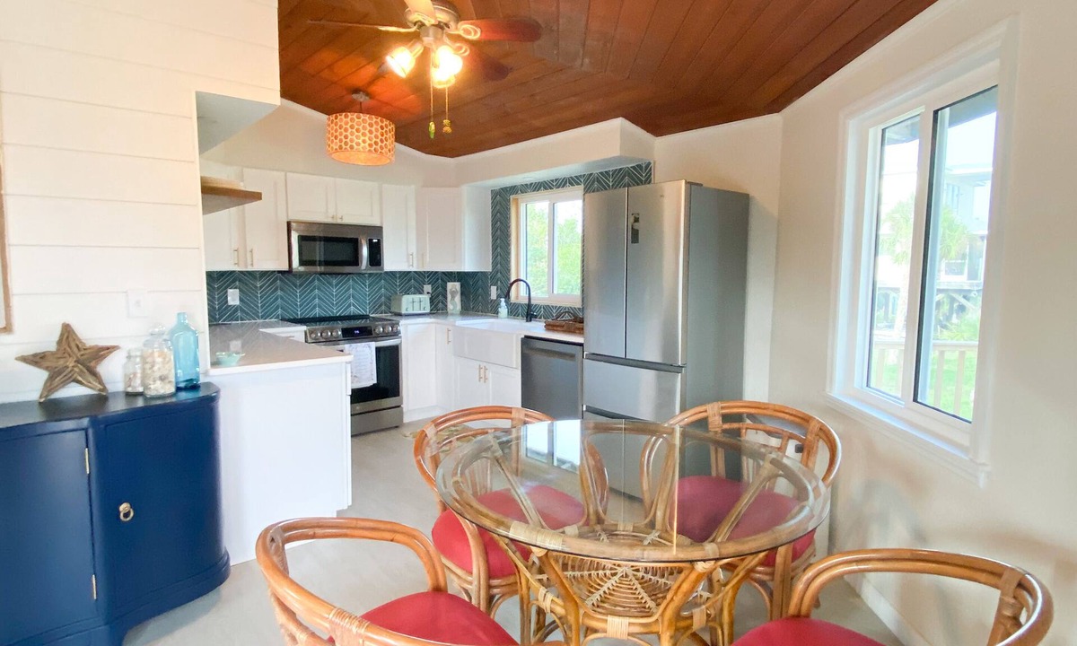 Placida House | Island Getaway Beach House Water View Dock Pets Little Gasparilla Island, WiFi