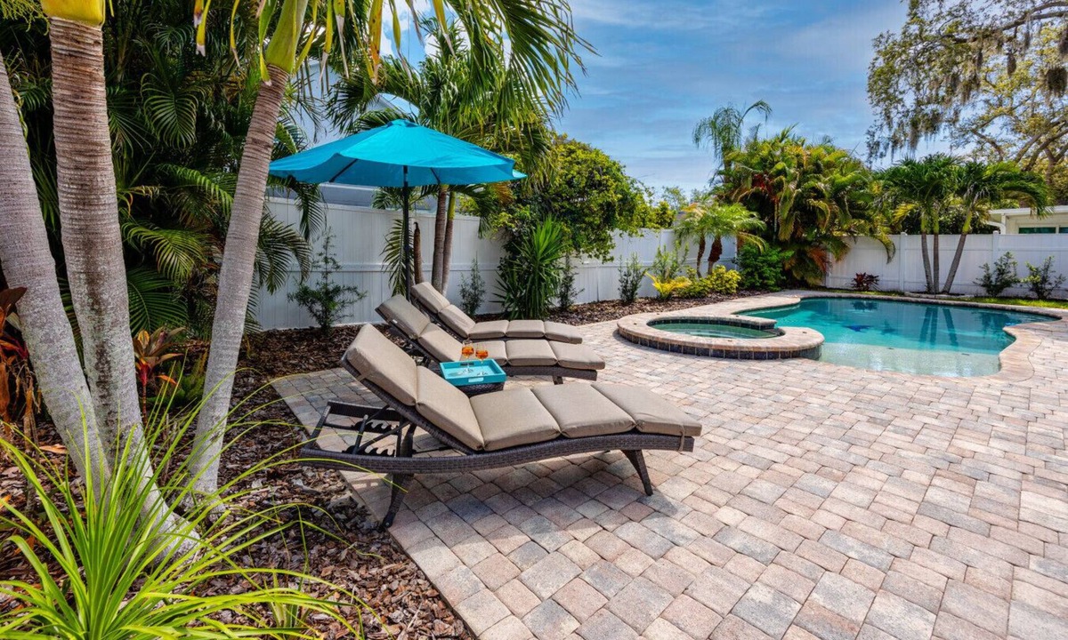 Palm Harbor House | Palm Harbor Hideaway | Gorgeous Home w/Heated Pool, Hot Tub & Tropical Oasis