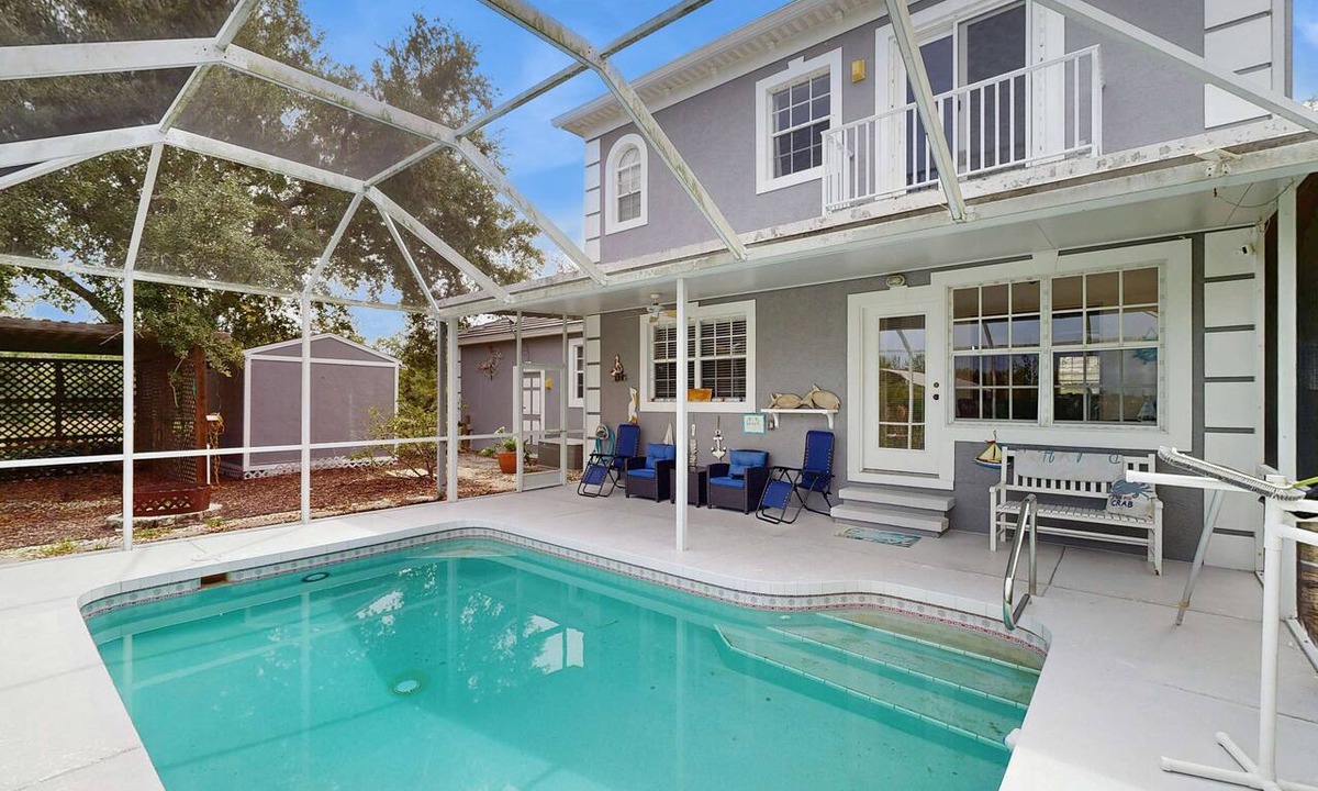 South Gulf Cove House | Spacious 3 Bedroom Waterfront Home with Private Pool and in Port Charlotte