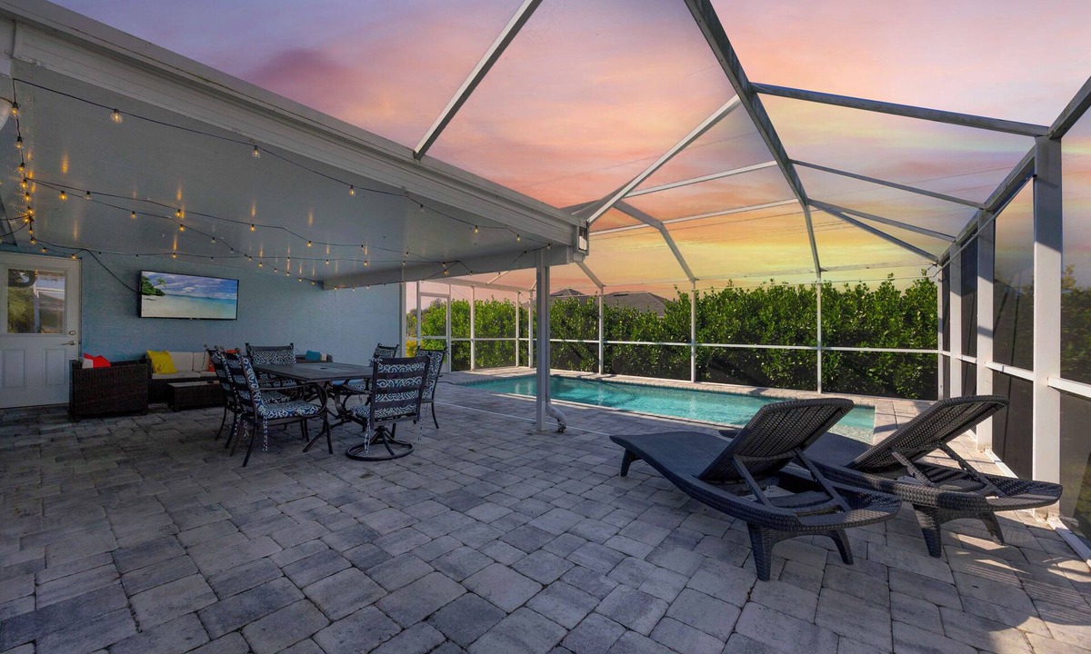 Trafalgar House | Spacious Home in SW Cape King Beds, HEATED SALTWATER POOL HOME, Turtle's Getaway
