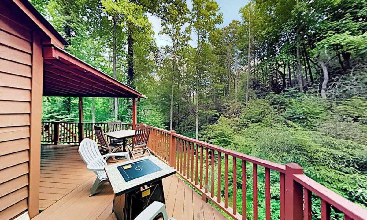 Gerton House | Updated Creekside Getaway with Private Waterfall | Near Asheville & Lake Lure