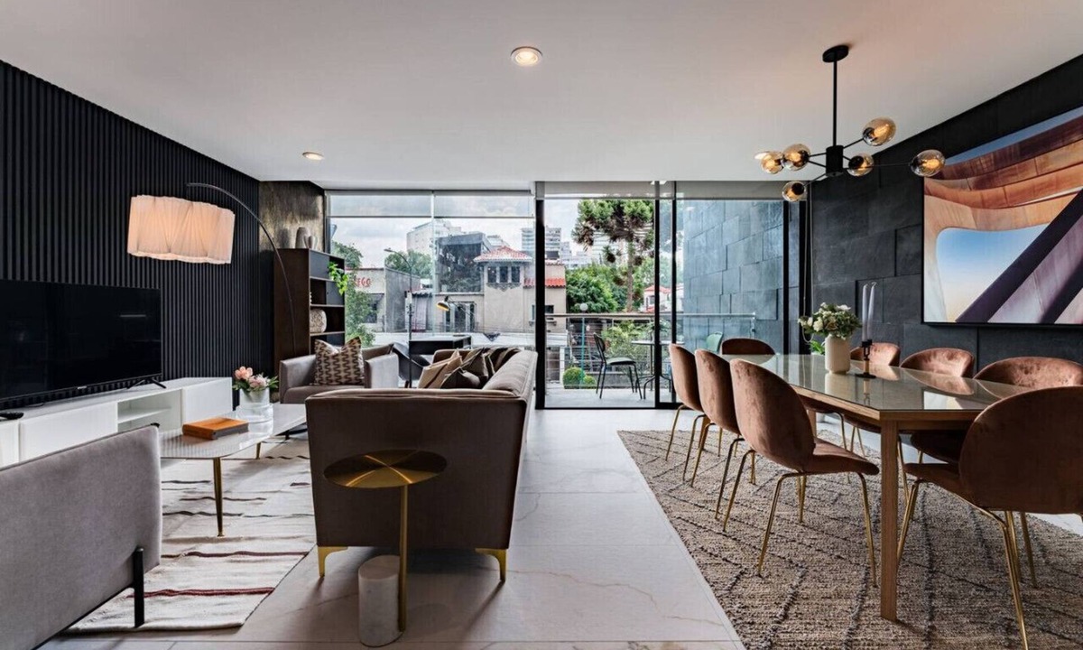 Polanco Apartment | Urban Elegance Apartment with Balcony Views
