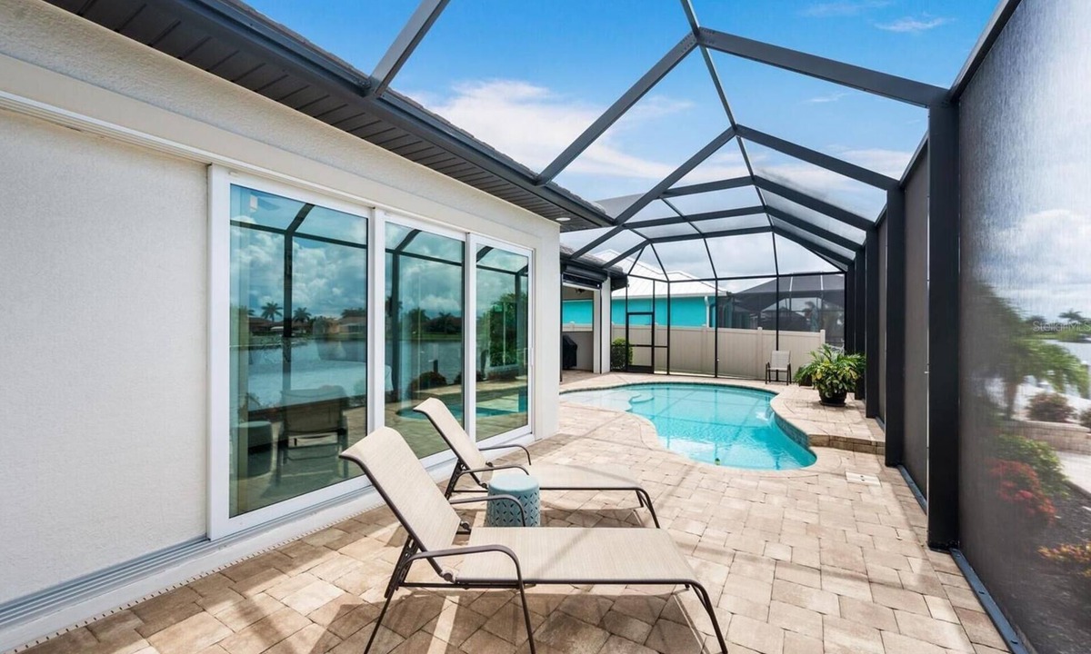 South Gulf Cove House | Waterfront home in South Gulf Cove with 3 bedrooms and 2 bathrooms on the Zephyr Waterway