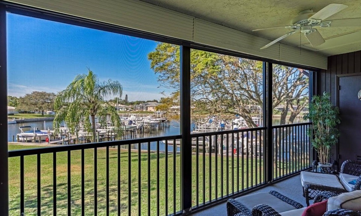 Englewood Condo | Waterfront Marina Isles Condo – Heated Pool, Hot Tub & Stunning Marina Views
