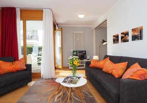 Kaiservillen Heringsdorf - Ferienwohnung mit 1 Schlafzimmer und Terrasse D201 in Heringsdorf