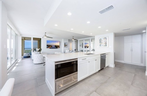 Pelican Bay Condo | 20th Floor 3BR Luxury Condo, Stunning Gulf Views, New Pool, Gym & Social Rooms