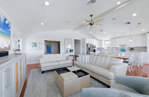 Palm Island House | 4BR Gulf-view pool home on Palm Island, sleeps 10, Boat Dock