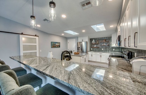 Yacht Club House | All New Luxury Waterfront Home Each Bedroom has full bathroom, Heated Pool&Spa