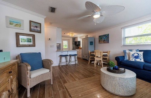 Anna Maria House | Angel Fish Cottage, Sweet 2 BR 1 B, Private Pool, Steps to Gulf and Bay