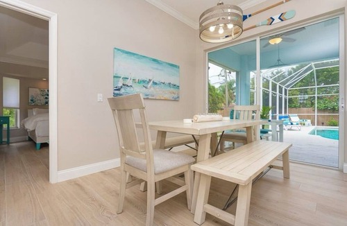Englewood East House | Beautiful Coastal Style 3 Bed Heated Pool Home close to Englewood Beach