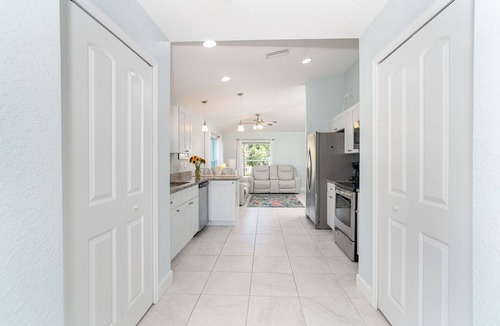 Englewood House | Charming 2-bedroom beach themed Englewood house with heated pool and large yard.