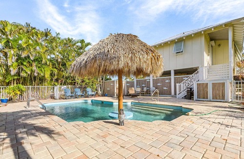 Bokeelia House | Coastal Paradise with Pool, Ocean Views & Private Dock for 24' Boat