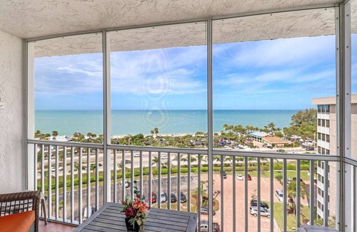 Bonita Springs Condo | DIRECT GULF VIEW | 10TH FLOOR BALCONY | KING BED | FREE PARKING | STEPS TO BONITA BEACH