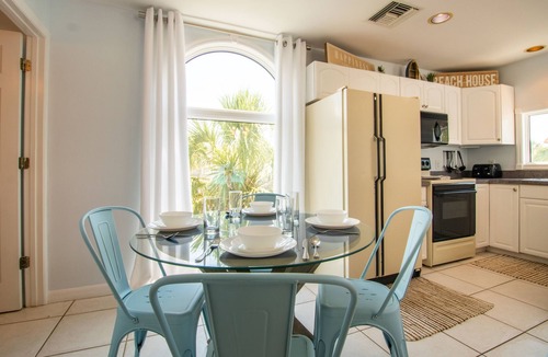 Bradenton Beach House | Dolphin Dance · Full Duplex · Sleeps 12 · 3-Night minimum.