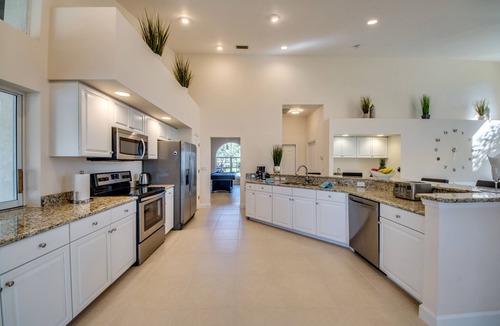 Pelican Villa | Great water views, large pool deck, house with pool table and lots of comfort