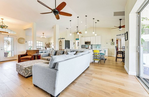 South Gulf Cove House | Heated Pool w/Canal Views: Port Charlotte Home