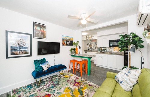 Historic Uptown House | Hello Dali Our Playful Art-Inspired Upstairs Apartment Near Downtown Walkable