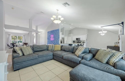 Trafalgar Villa | Hot Tub & Private Pool · Screened Lanai · Game Room · BBQ · Canal View