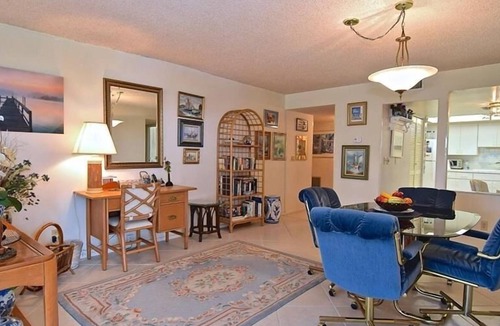 Siesta Key Condo | Large Waterfront Condo at Fisherman's Haven. Private Beach, Heated Pool, Gated. FH304