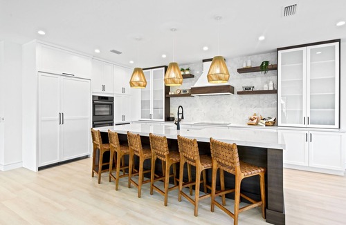 Sarasota House | Lido Key Family Home with Waterslide & Rooftop Views Steps to Beach -Vitamin Sea