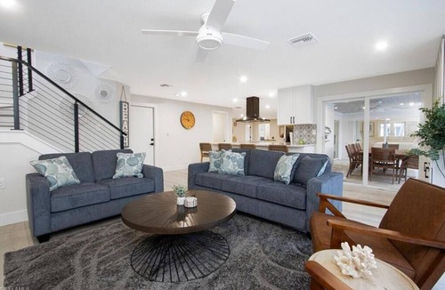Shell Harbor House | Luxury 5BR Gulf-Access Home Walk to Beach or Private Beach Parking!