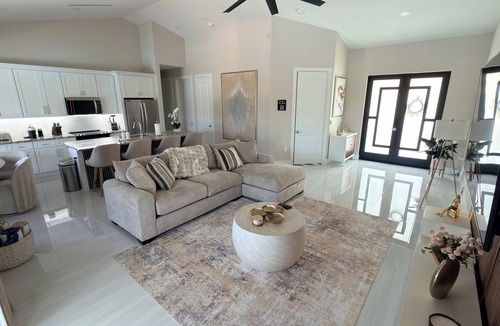Diplomat Villa | Luxury Waterfront Villa - Heated Pool, Private Dock & Designer Living
