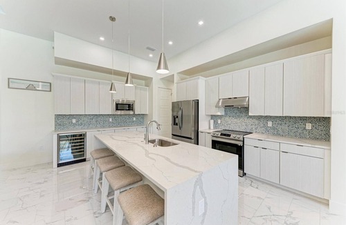 Englewood House | Newly built gorgeous 4-bedroom home awesome pool & hot tub. Private beach.