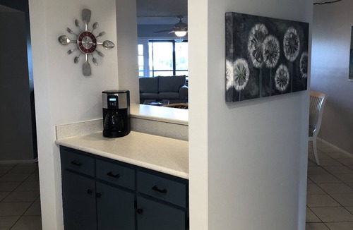 Burnt Store Marina Condo | On the 5th hole, walk in shower, new appliances, restaurants, heated pool.