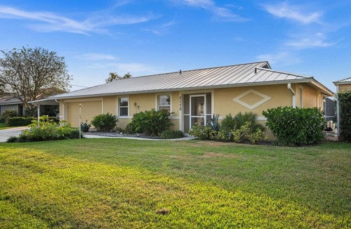 North Fort Myers House | Peaceful Waterfront Home Canal Views + Dock