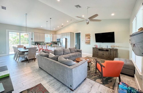 North Captiva House | Pet-Friendly Island Home | Pool, Hot Tub + Cart