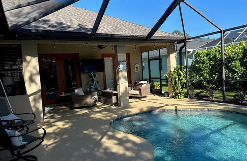Rotonda Lakes House | Quiet neighborhood and heated pool. 4 bedroom, three bathroom home.