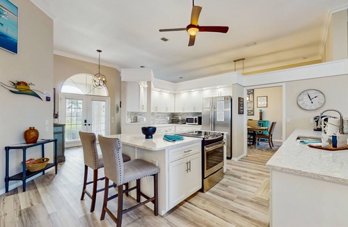 Burnt Store Isles House | Sailboat-Access Waterfront Retreat with Sunset Pool Living