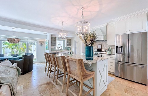 Siesta Key Village House | Siesta Key Oasis-Spectacular with heated pool/spa and steps to beach and Village