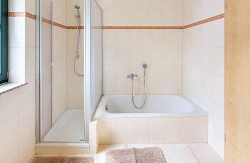 Friedrichshoehe House | Spacious semi-detached house with wood stove located directly on the Rennsteig