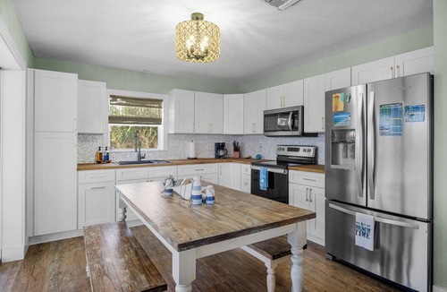 Placida House | Steps from the beach: 2BR home on Little Gasparilla Island with Bay views
