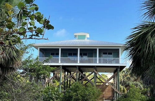 Placida Cottage | Stunning Beachfront Cottage with Gulf Views & Water Access on Little Gasparilla Island, Florida