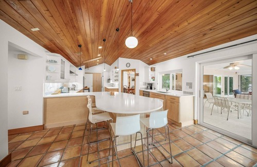 Siesta Key House | Stylish Siesta Key Canal Home w/Private Pool & Boat Dock - Pet Friendly