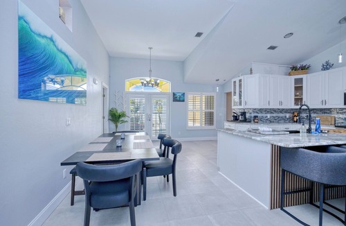 Burnt Store House | Summer discount! Family Oasis-Heated pool and hot tub. Wide canal & manatees