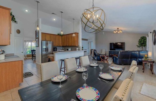 South Gulf Cove House | "Sunset Serenity" 5 BR/3BA Home, Sleeps 10, Heated Pool