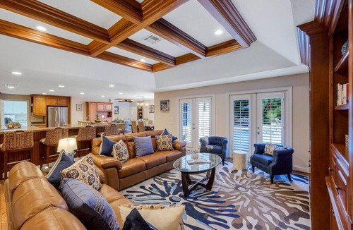 Naples House | Unique Moorings home with personal gym, newly remodeled pool, 4 ensuite bedrooms