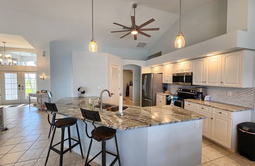 Burnt Store House | Water Front, Heated Pool, Tiki, Large Lanai