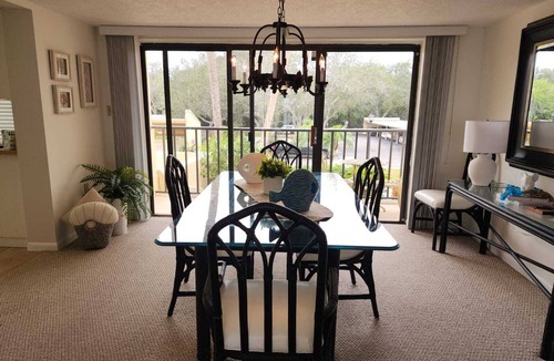 Pinellas Point Condo | Waterfront 2B-2B St. Petersburg FL, views of the Skyway Bridge and Tampa Bay