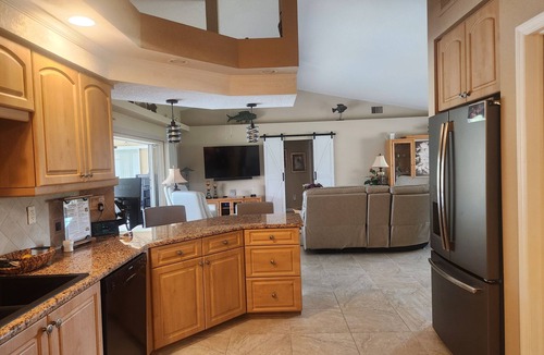 Burnt Store Isles House | Waterfront Bliss with Private Pool & Gulf Access
