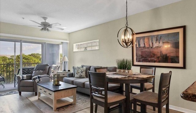 2BR, 2BA Cape Haze Resort condo with Coral Creek views.